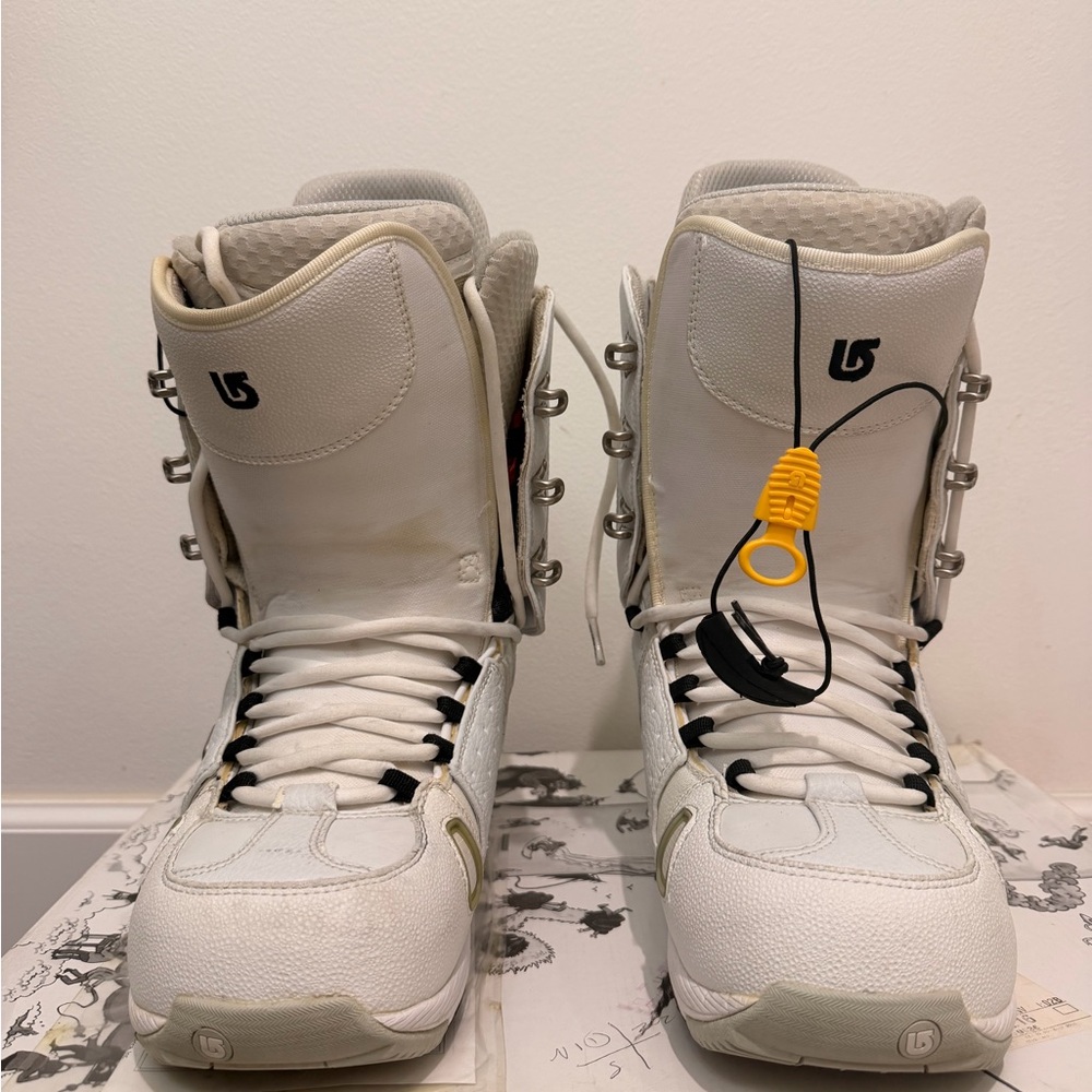 Burton Hail Snowboard Boots - White and Light Gray